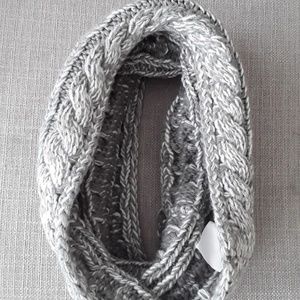 Grey infinity scarf